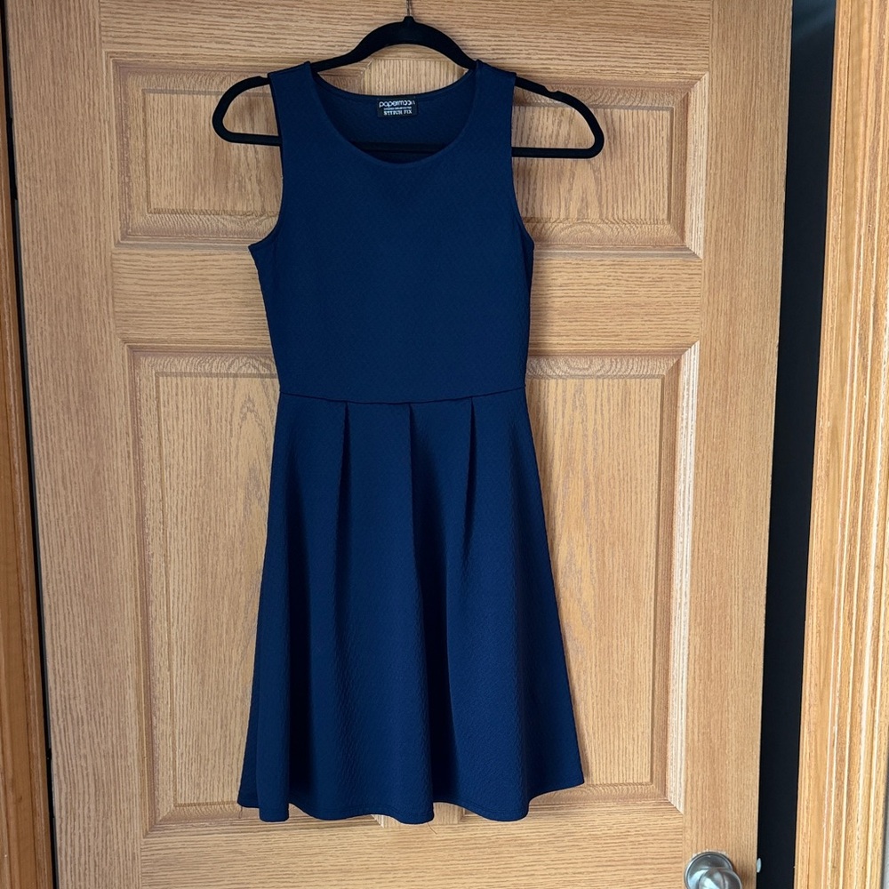 Papermoon Navy Blue Mini Dress